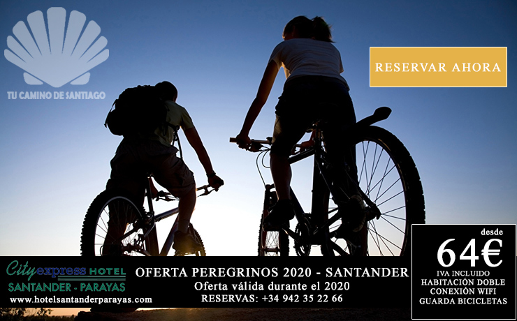 Oferta alojamiento peregrinos Camino de Santiago en bici en Santander