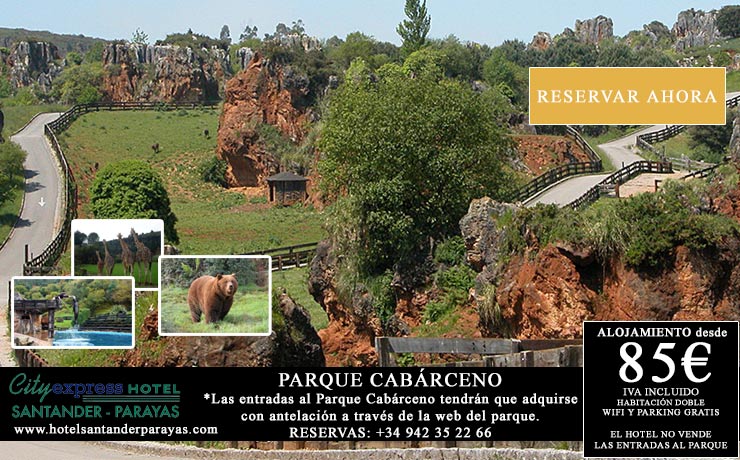 oferta Parque de Cabárceno, compra de entradas online - alojamiento hotel cerca del Parque Cabárceno desde 85 euros